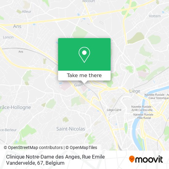 Clinique Notre-Dame des Anges, Rue Emile Vandervelde, 67 map