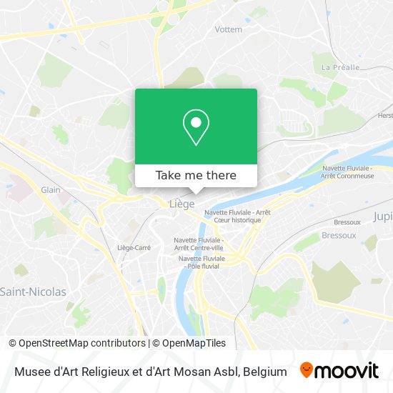 Musee d'Art Religieux et d'Art Mosan Asbl map