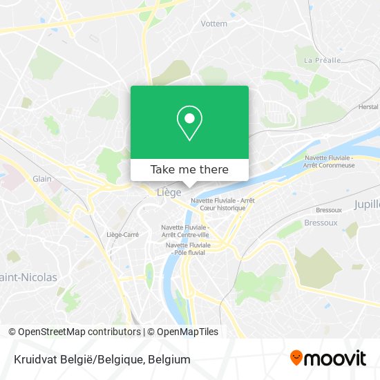 Kruidvat België/Belgique map