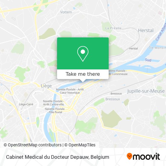 Cabinet Medical du Docteur Depauw plan