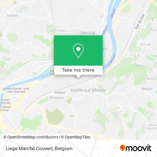 Liege Marché Couvert map