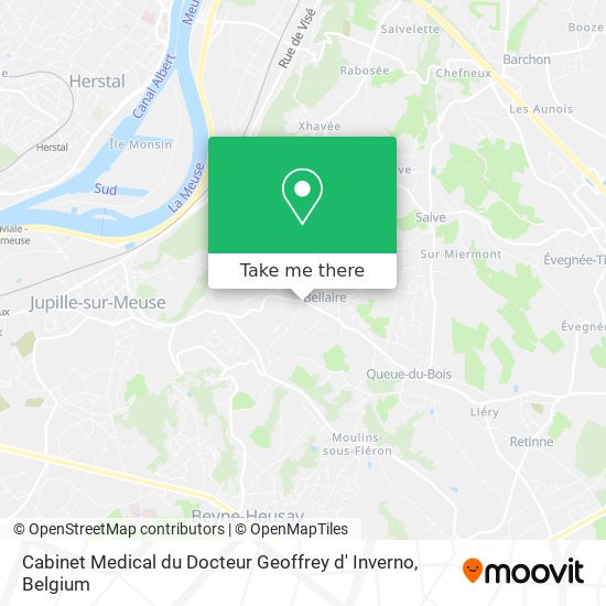 Cabinet Medical du Docteur Geoffrey d' Inverno map