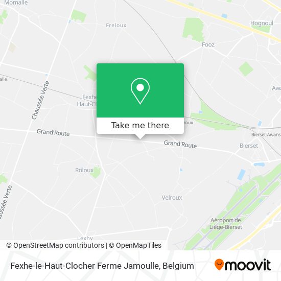 Fexhe-le-Haut-Clocher Ferme Jamoulle plan