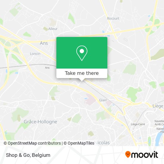 Shop & Go map