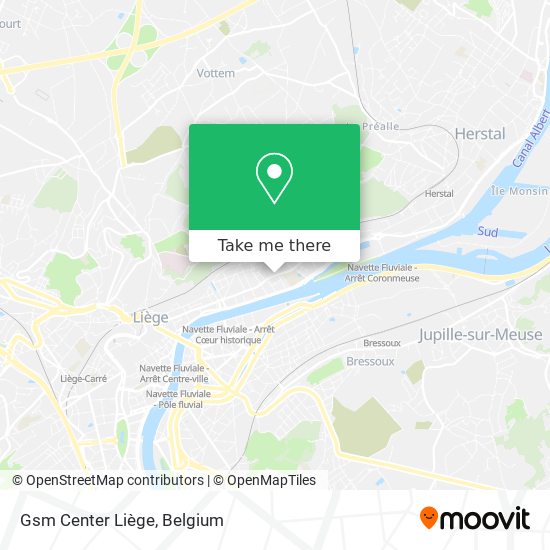 Gsm Center Liège plan