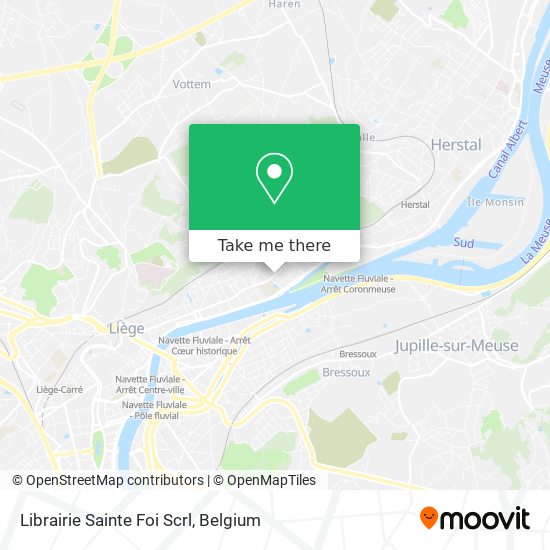 Librairie Sainte Foi Scrl map