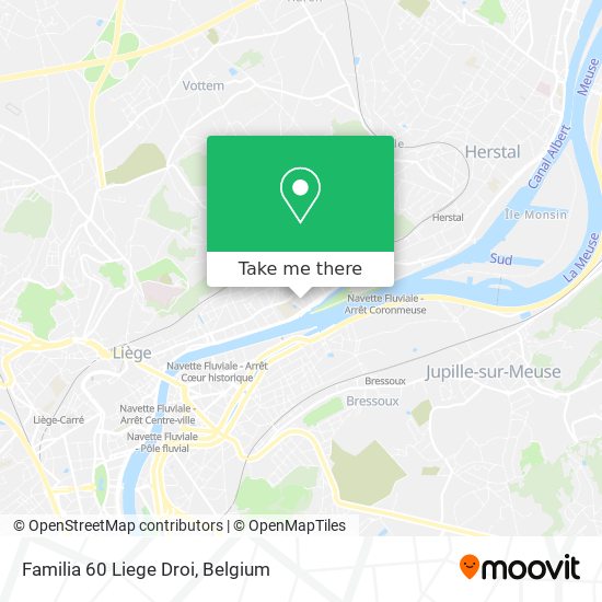 Familia 60 Liege Droi map