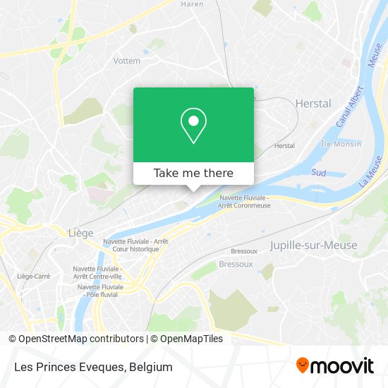 Les Princes Eveques map