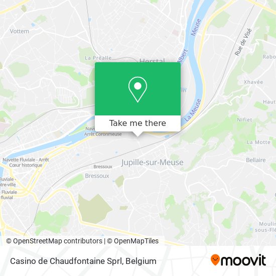 Casino de Chaudfontaine Sprl map
