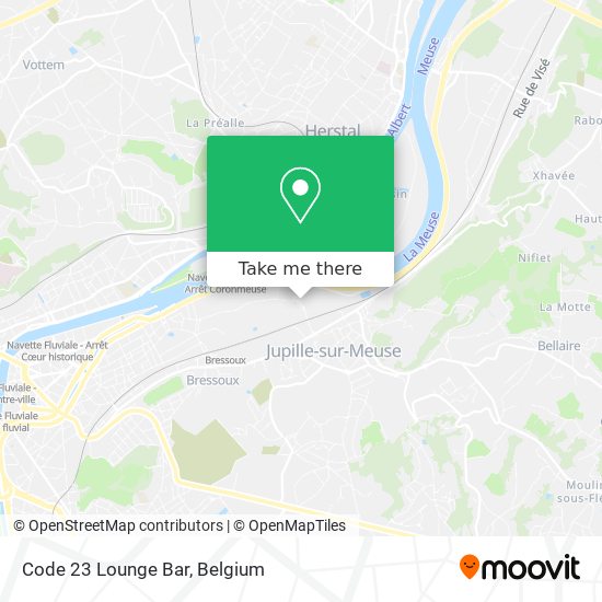 Code 23 Lounge Bar map