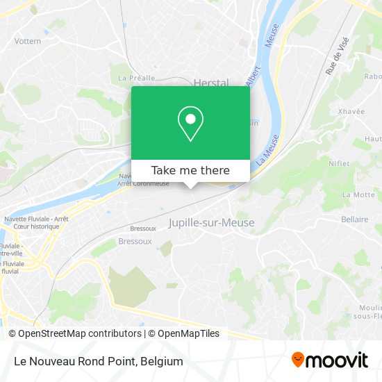 Le Nouveau Rond Point map