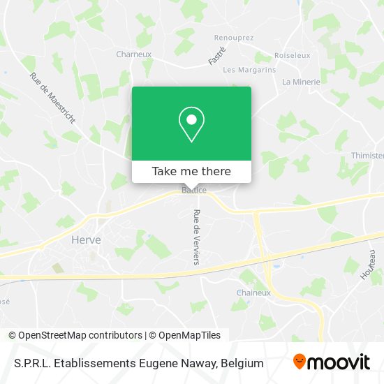 S.P.R.L. Etablissements Eugene Naway map
