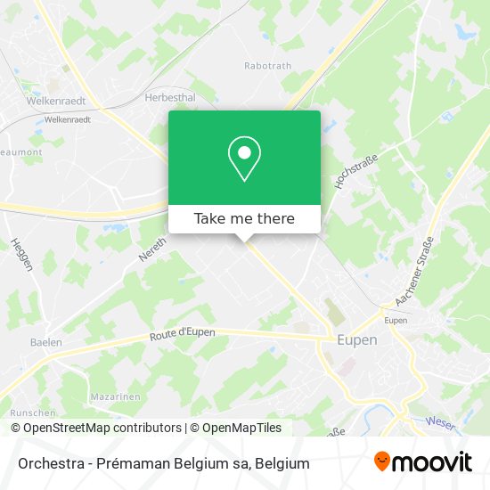Orchestra - Prémaman Belgium sa plan