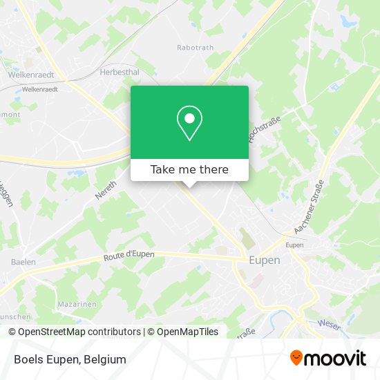 Boels Eupen map