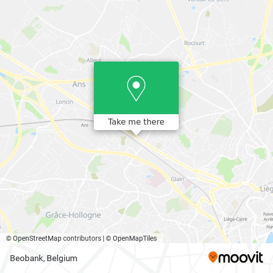 Beobank map