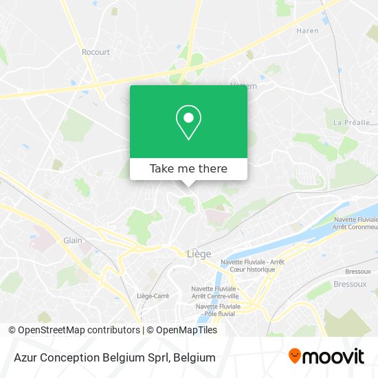 Azur Conception Belgium Sprl map