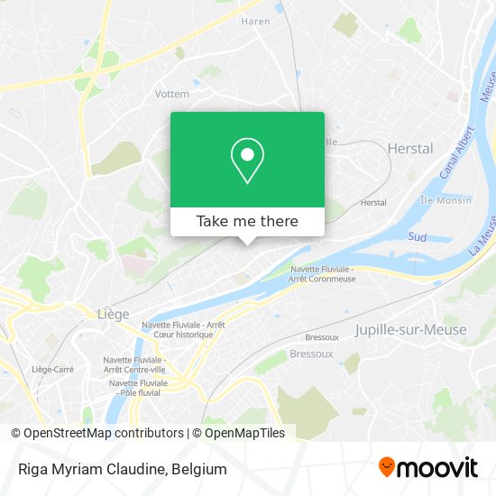 Riga Myriam Claudine map