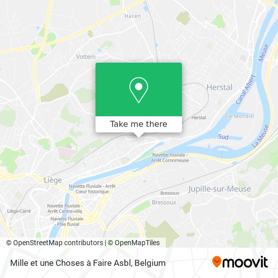 Mille et une Choses à Faire Asbl map