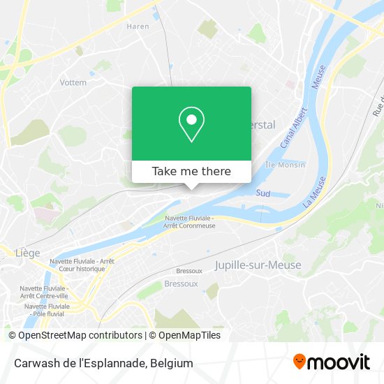 Carwash de l'Esplannade map