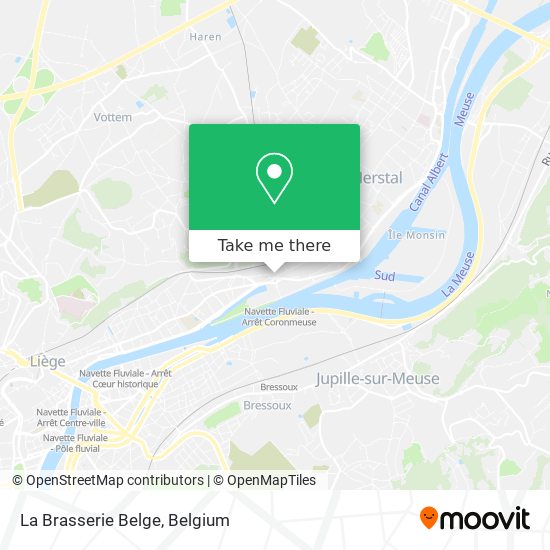 La Brasserie Belge map