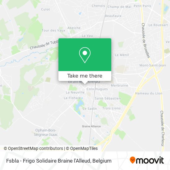 Fsbla - Frigo Solidaire Braine l'Alleud plan