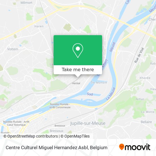 Centre Culturel Miguel Hernandez Asbl map