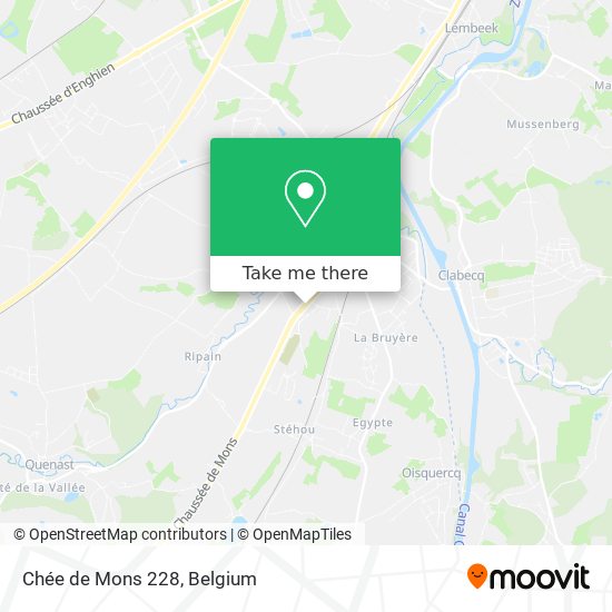 Chée de Mons 228 map