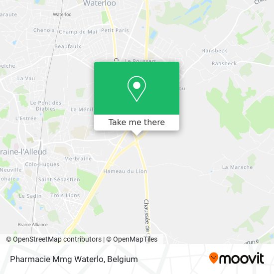 Pharmacie Mmg Waterlo map