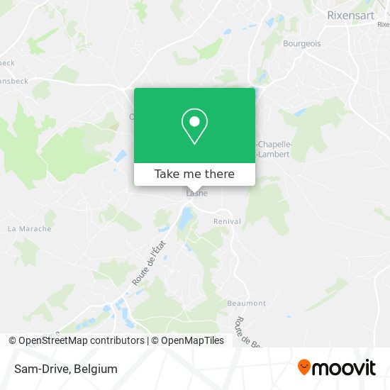 Sam-Drive map