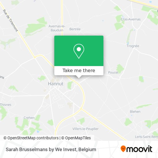 Sarah Brusselmans by We Invest map
