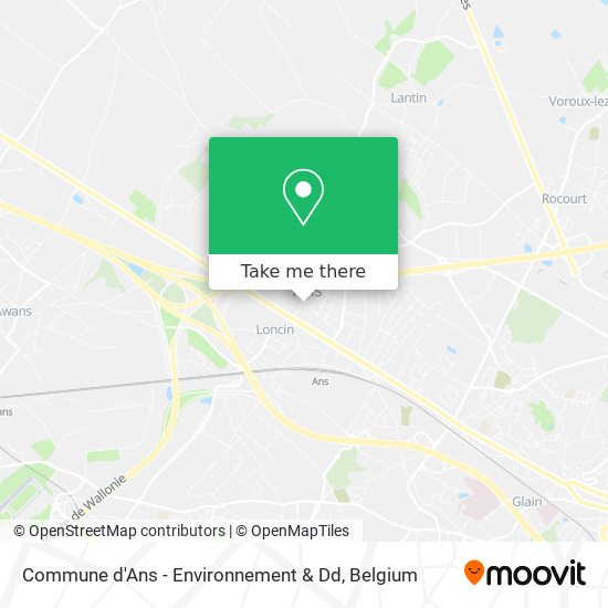 Commune d'Ans - Environnement & Dd map