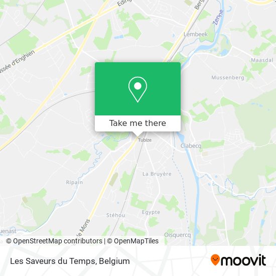 Les Saveurs du Temps map