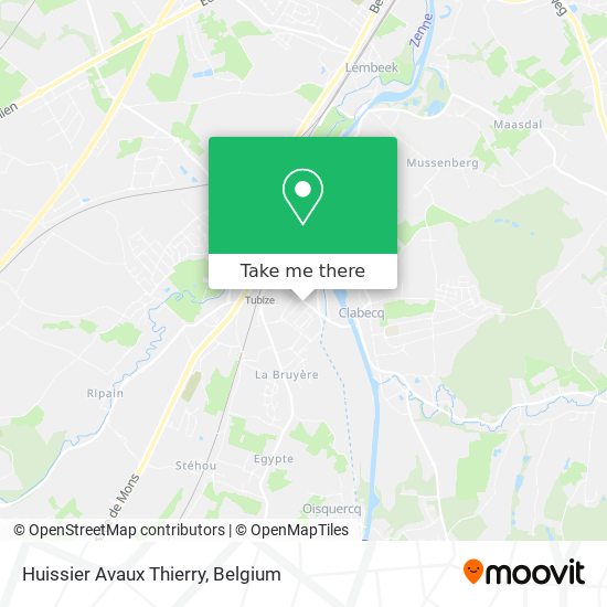 Huissier Avaux Thierry map