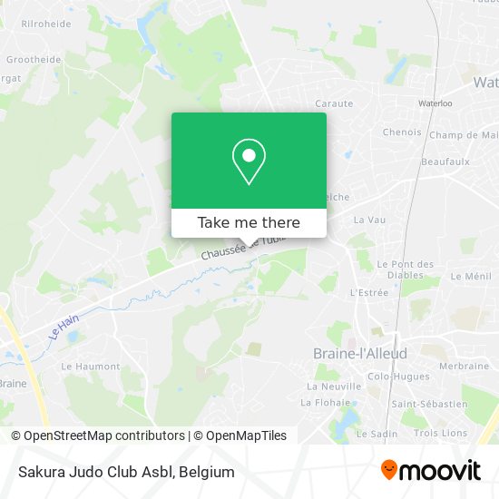 Sakura Judo Club Asbl map