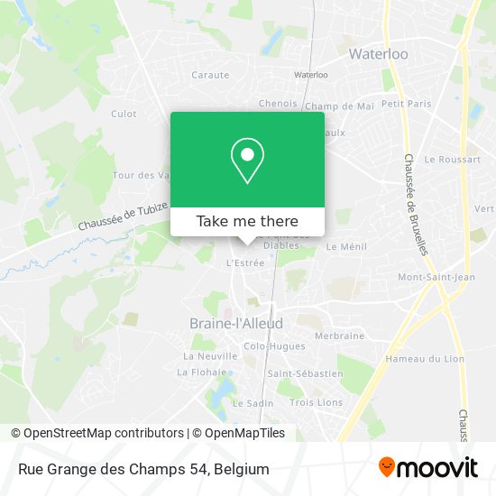 Rue Grange des Champs 54 plan