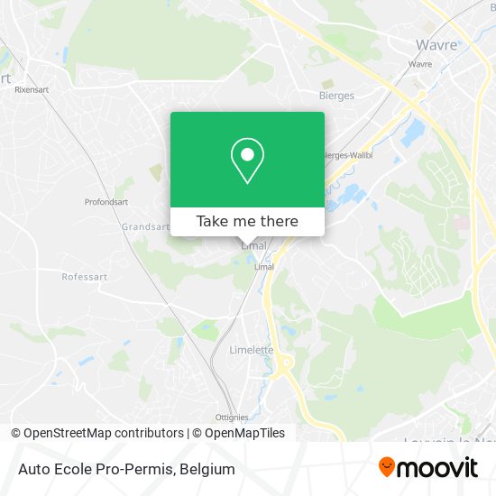 Auto Ecole Pro-Permis map