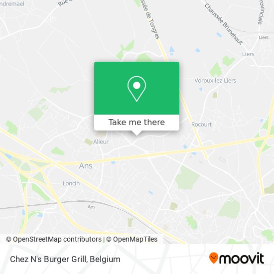 Chez N's Burger Grill map