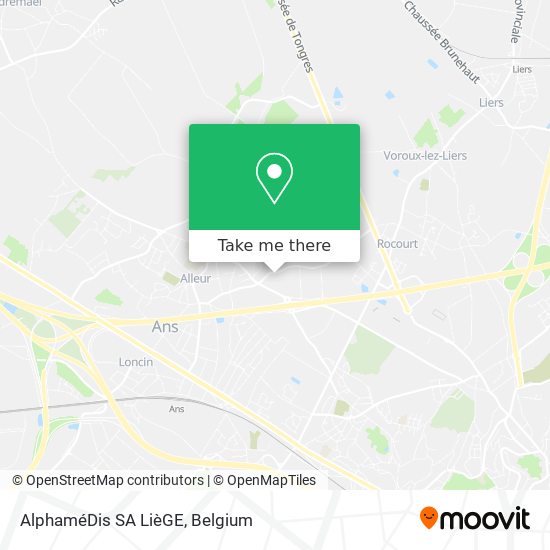 AlphaméDis SA LièGE map