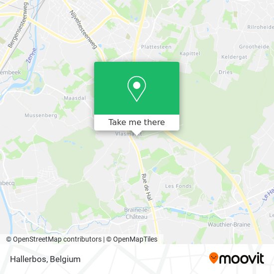 Hallerbos map