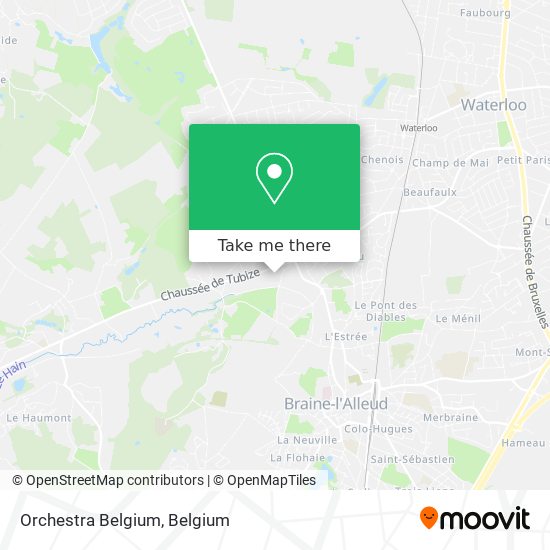 Orchestra Belgium map