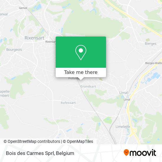 Bois des Carmes Sprl map