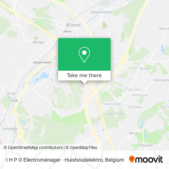 I H P O Electroménager - Huishoudelektro map