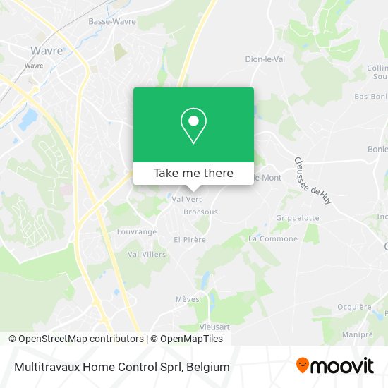 Multitravaux Home Control Sprl map