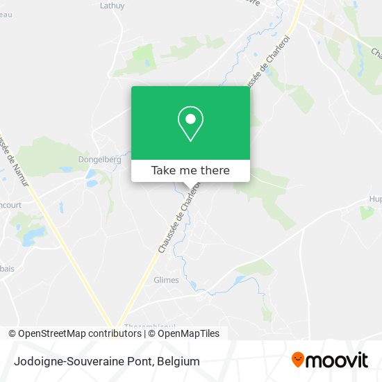 Jodoigne-Souveraine Pont map