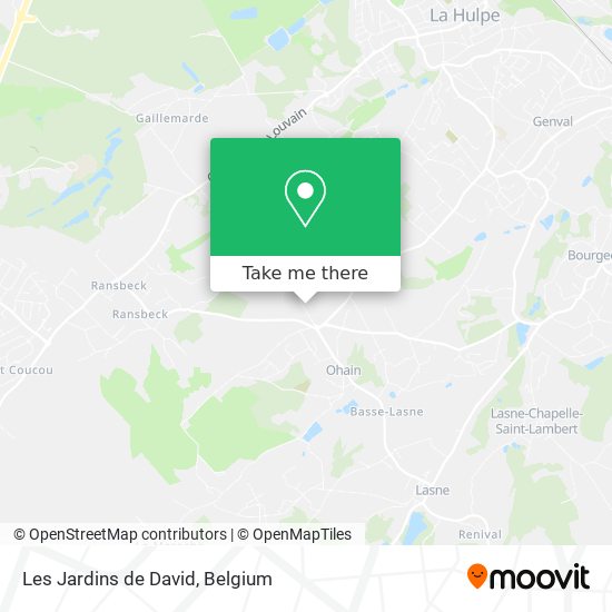 Les Jardins de David map