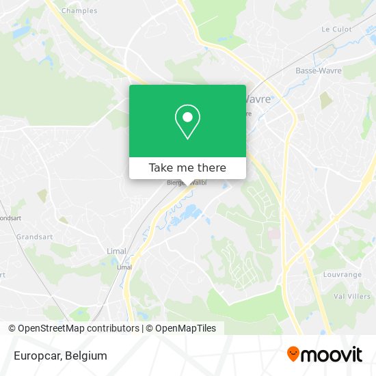 Europcar map