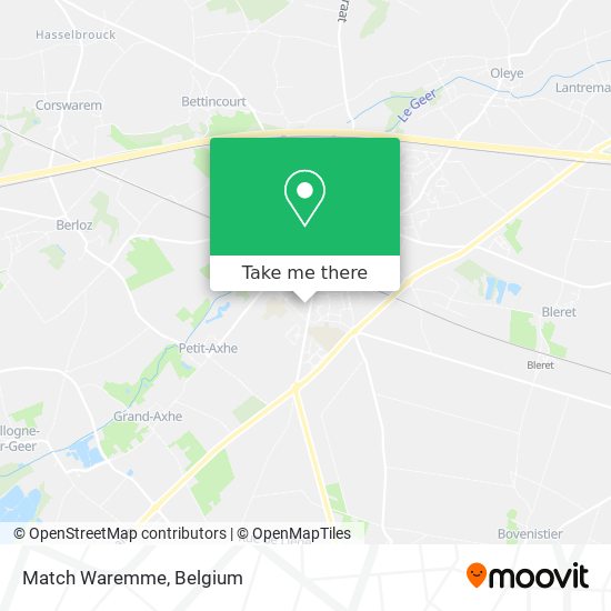 Match Waremme map