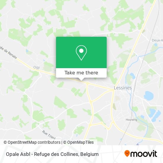 Opale Asbl - Refuge des Collines map