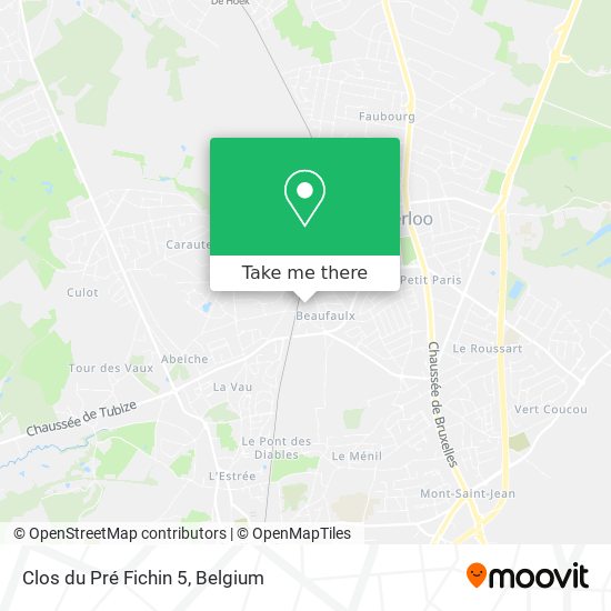 Clos du Pré Fichin 5 plan