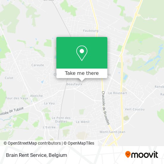 Brain Rent Service map